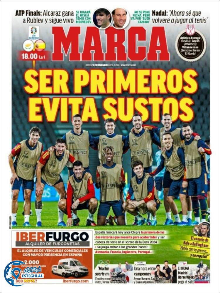 روزنامه ورزشی مارکا پنجشنبه 25 آبان 1402 