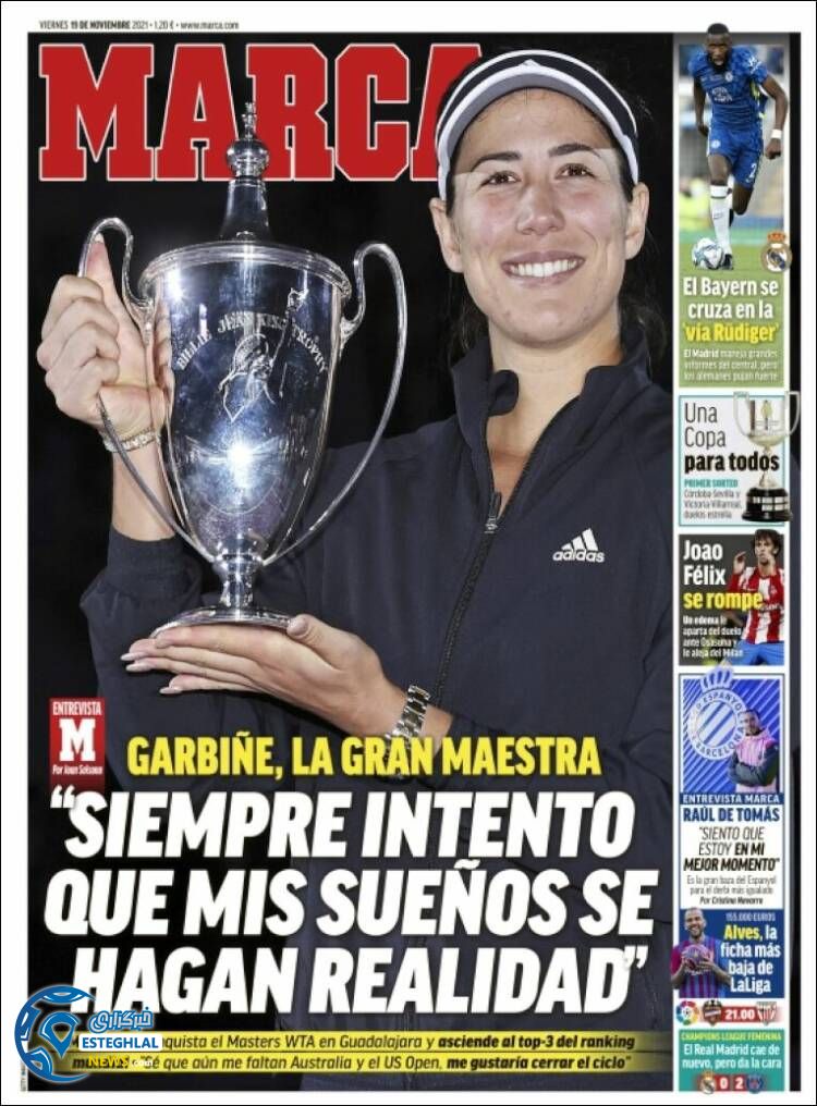 روزنامه ورزشی مارکا جمعه 28 آبان 1400