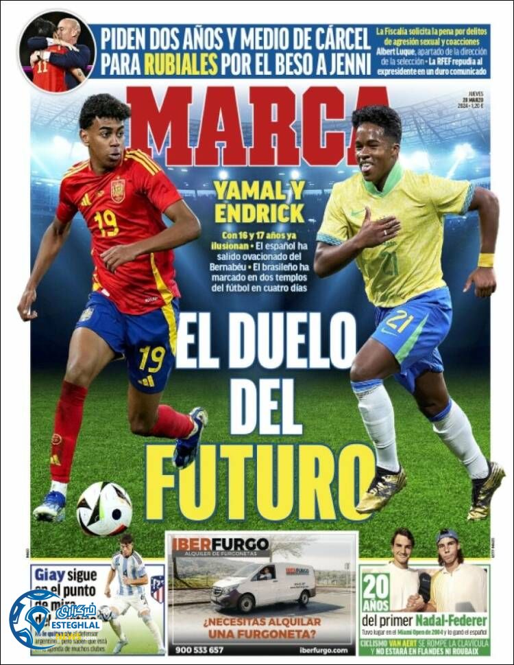 روزنامه ورزشی مارکا پنجشنبه 9 فروردین 1403 