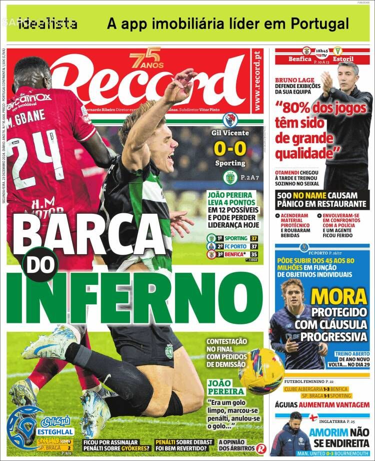 روزنامه  ورزشی رکورد دوشنبه 3 دی 1403 