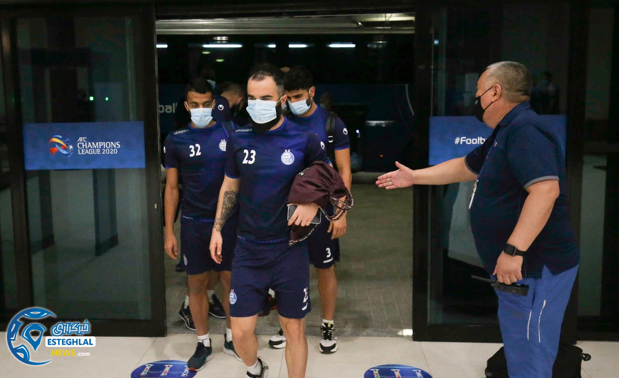 تمرین استقلال در دوحه