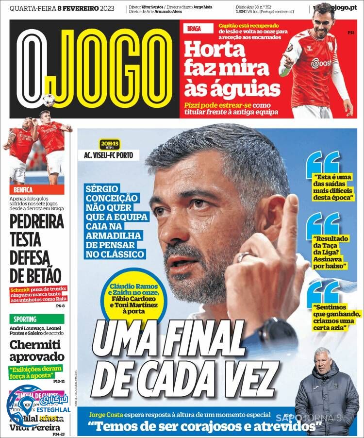 روزنامه ورزشی آبولا چهارشنبه 19 بهمن 1401  