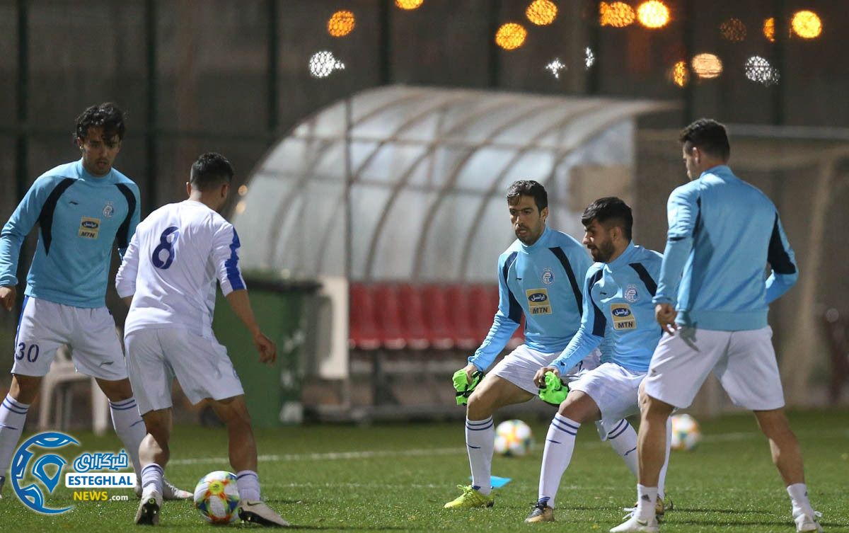 تمرین استقلال 11 اسفند 97 قطر