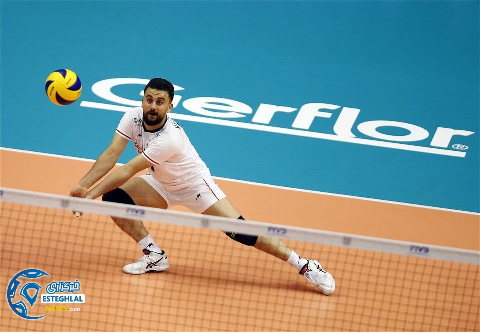 دیدار تیم های ملی والیبال روسیه و ایران