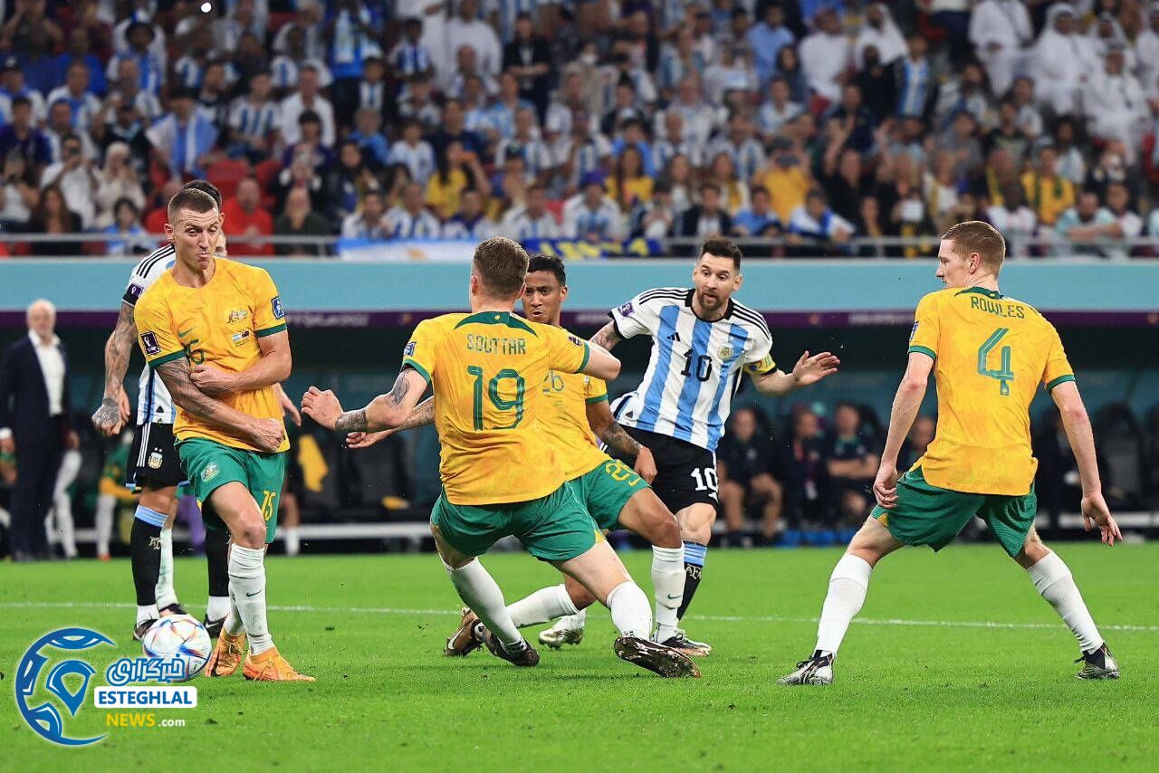 آرژانتین 2-1 استرالیا&nbsp;