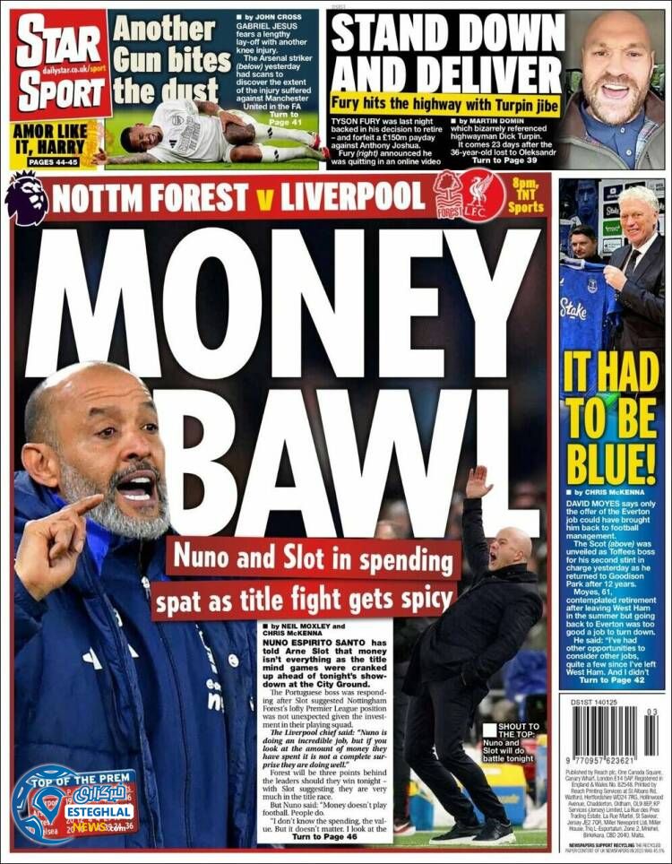 روزنامه ورزشی استار اسپورت سه شنبه 25 دی 1403 