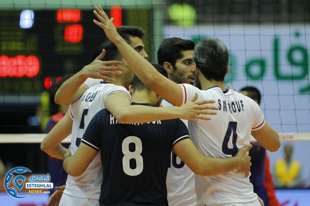 دیدار تیم های ملی والیبال ایران و استرالیا