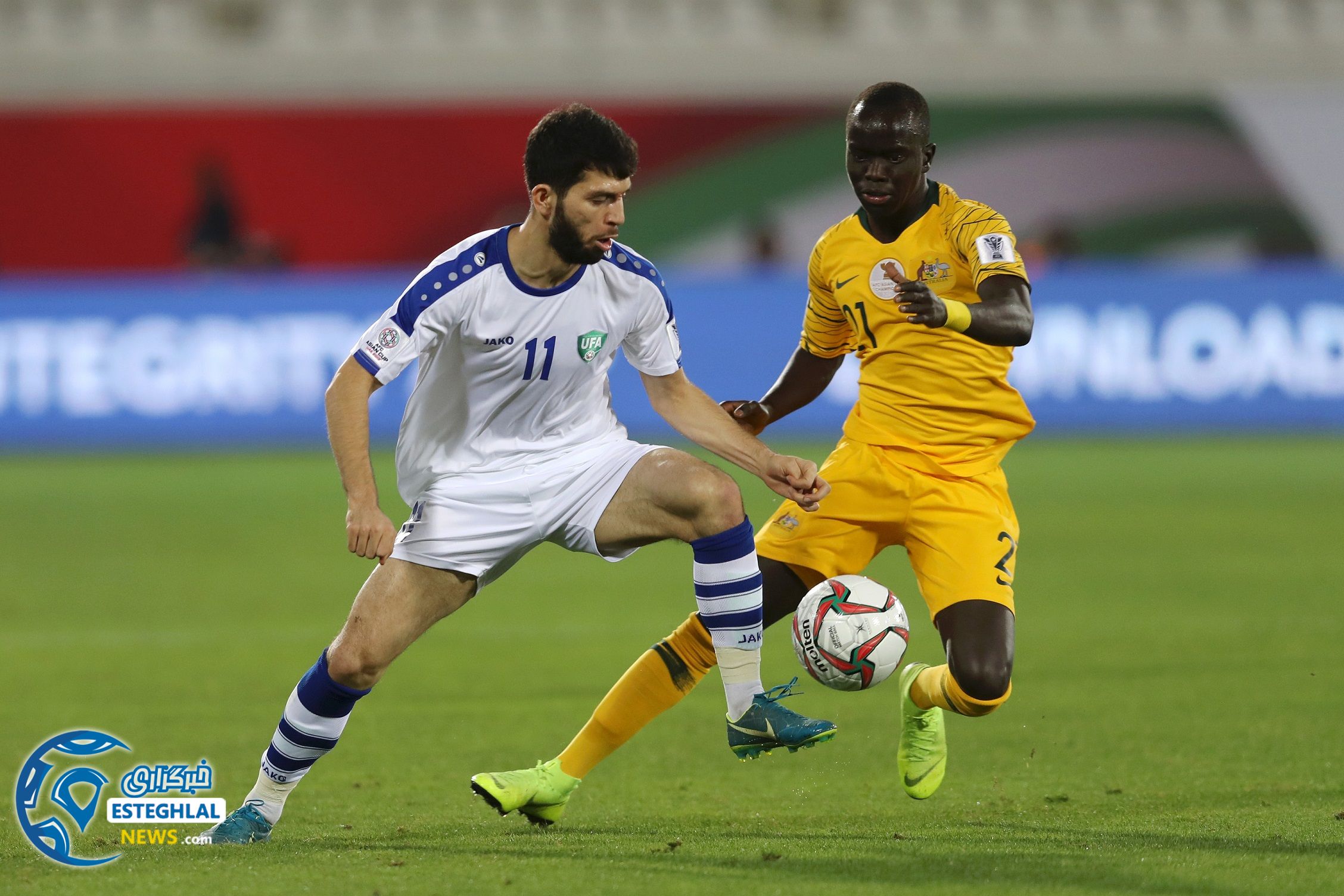 دیدار استرالیا و ازبکستان