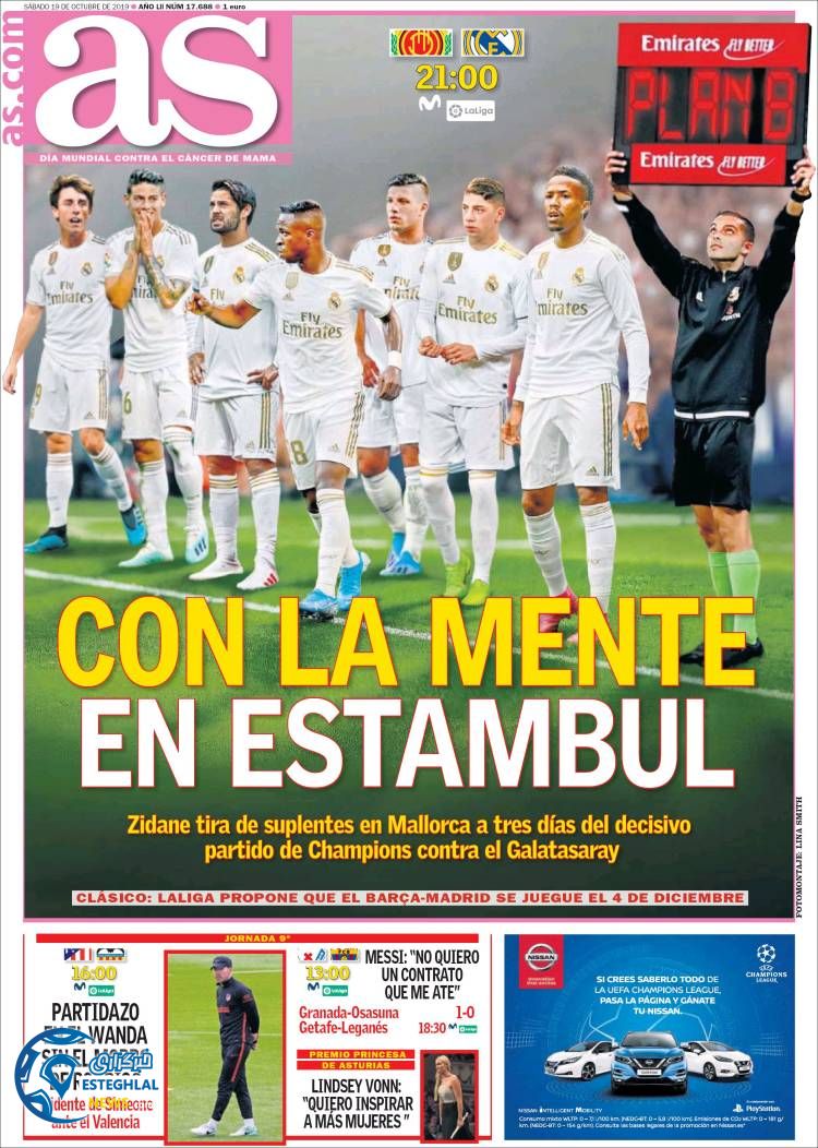 روزنامه ورزشی آاس شنبه 27 مهر 1398