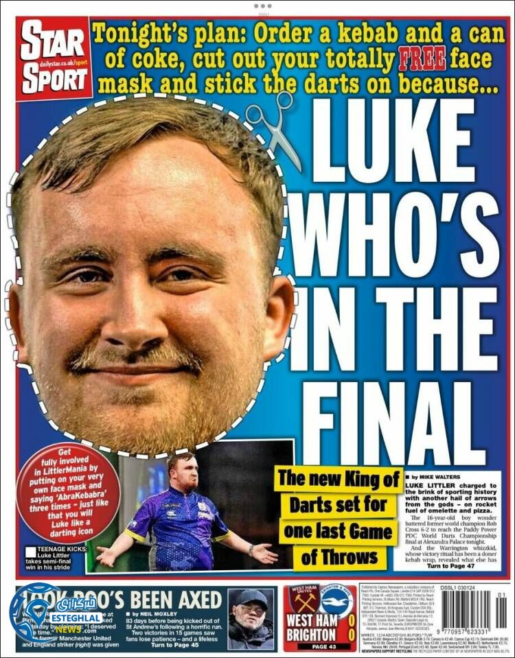 روزنامه ورزشی استار اسپورت چهارشنبه 13 دی 1402 