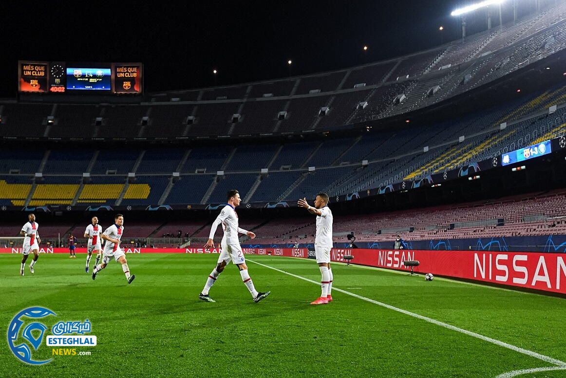 بارسلونا 1-4 پاری سن ژرمن