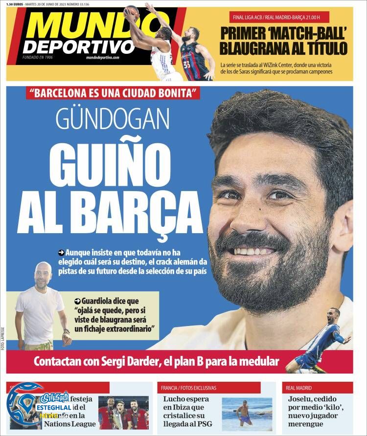 روزنامه ورزشی موندو دپورتیوو سه شنبه 30 خرداد 1402 