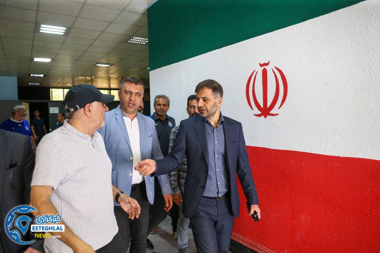 بازدید حجت کریمی از آکادمی استقلال