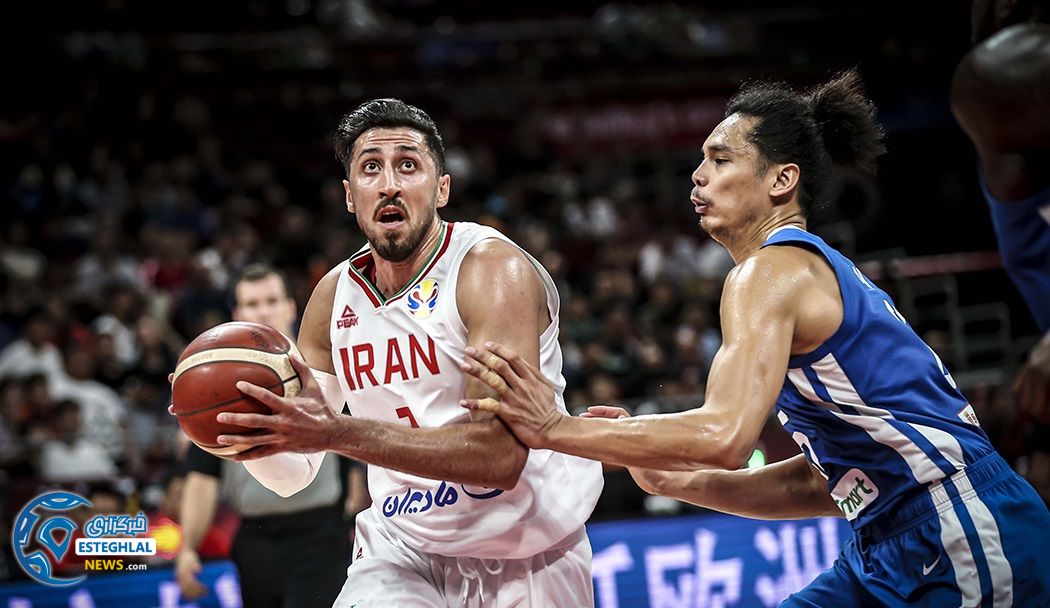 دیدار تیم ملی بسکتبال ایران و فیلیپین