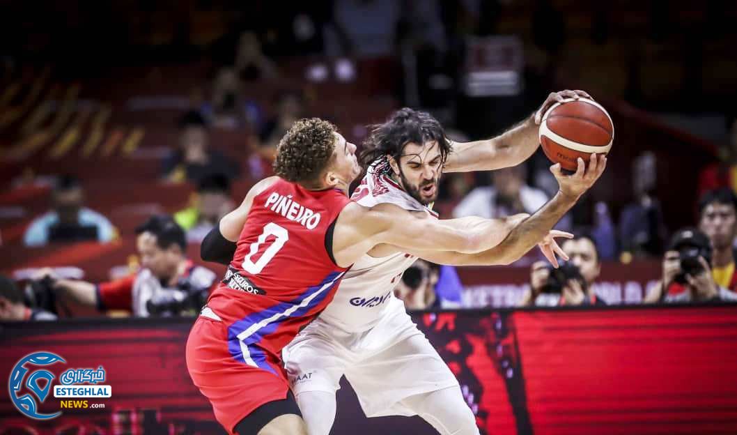 دیدار تیم ملی بسکتبال ایران و پورتوریکو