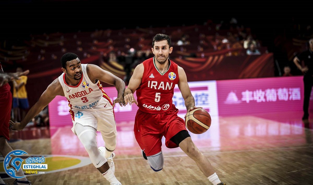دیدار تیم ملی بسکتبال ایران و آنگولا