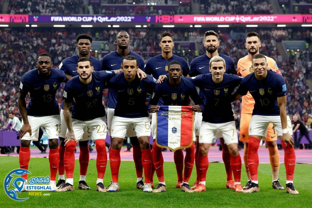 فرانسه 2-0 مراکش&nbsp;&nbsp;