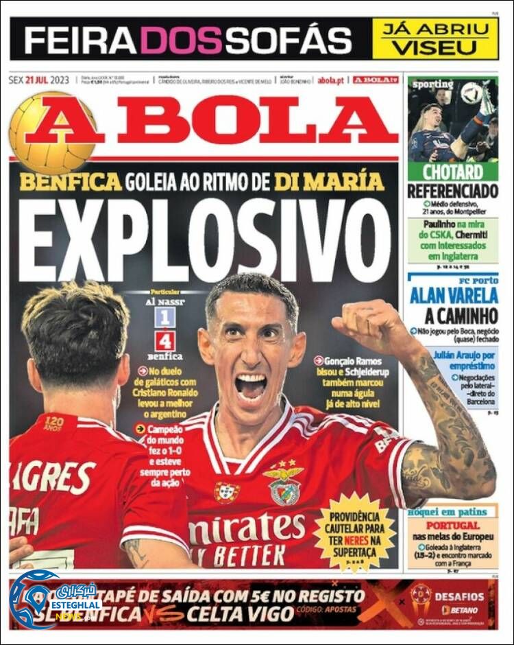 روزنامه ورزشی آبولا جمعه 30 تیر 1402 