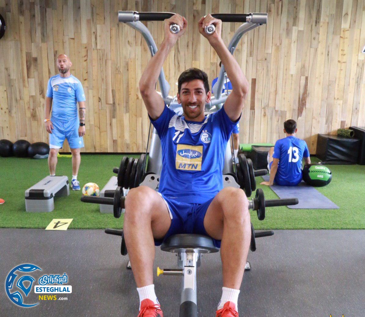 مرتضی تبریزی تمرین بدنسازی