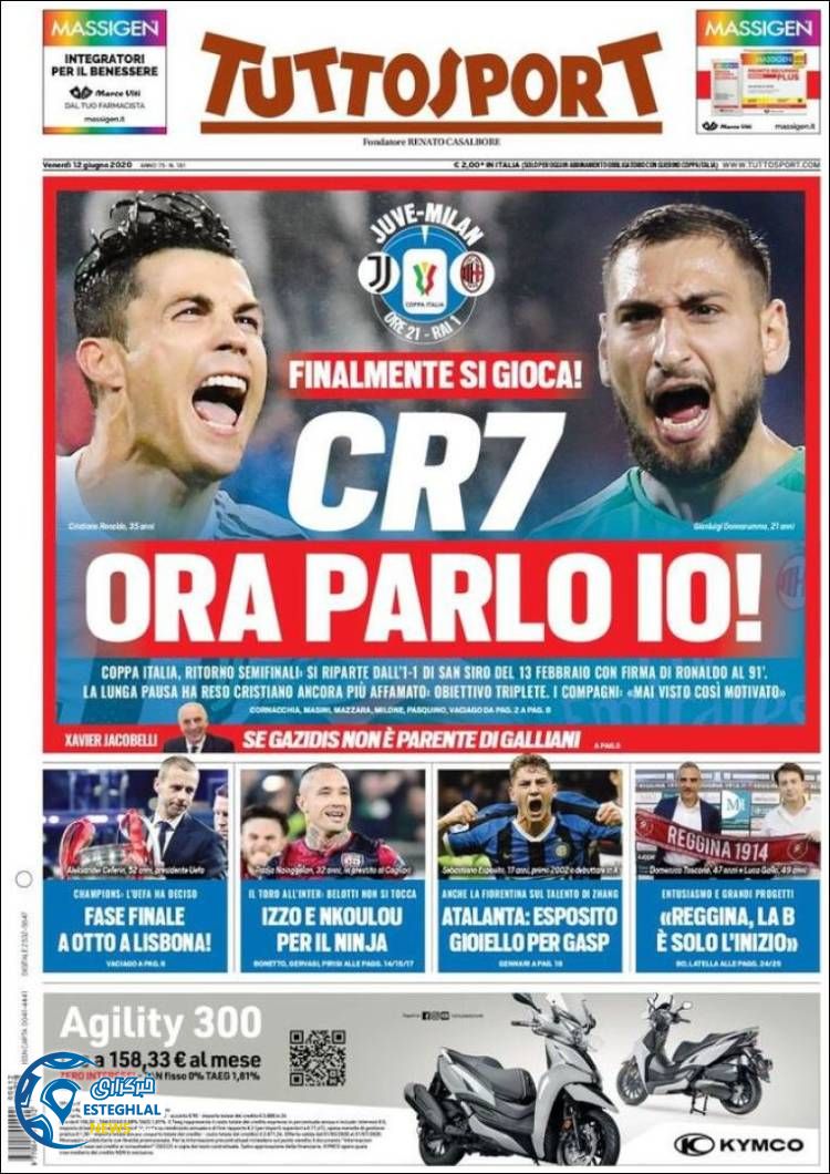 روزنامه ورزشی توتو اسپورت جمعه 23 خرداد 1399