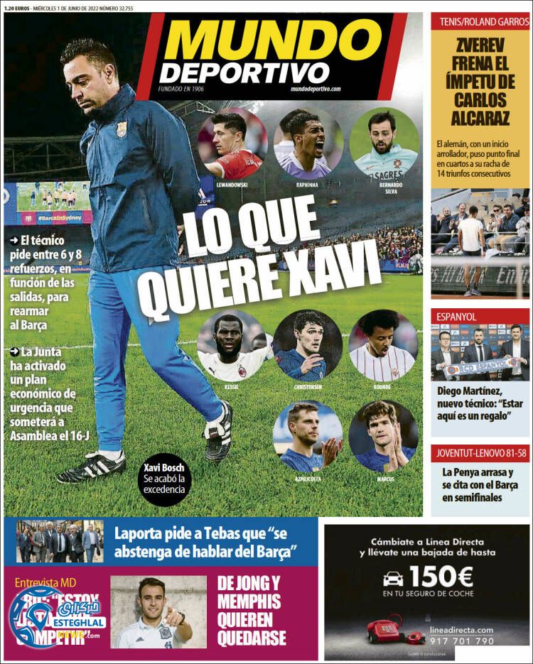 گیشه روزنامه ورزشی جهان 11 خرداد 1401