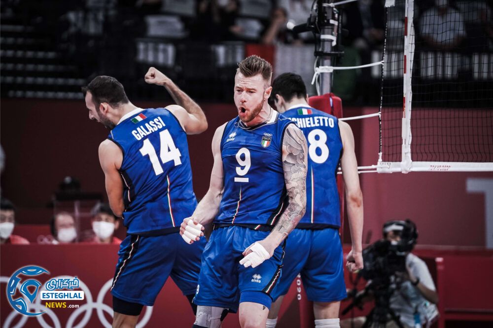 والیبال ایران و ایتالیا