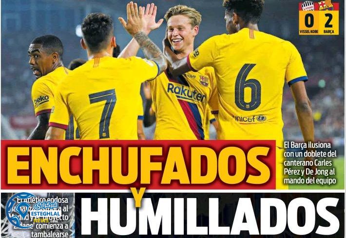 روزنامه های ورزشی جهان یکشنبه 6 مرداد 1398