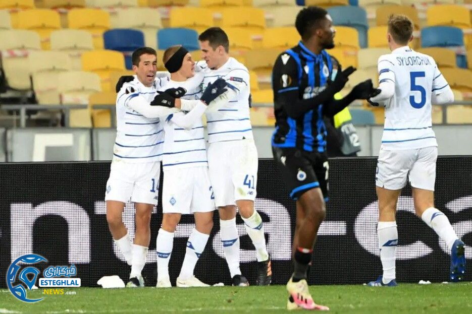 دیناموکیف 1-1 کلوب بروژ