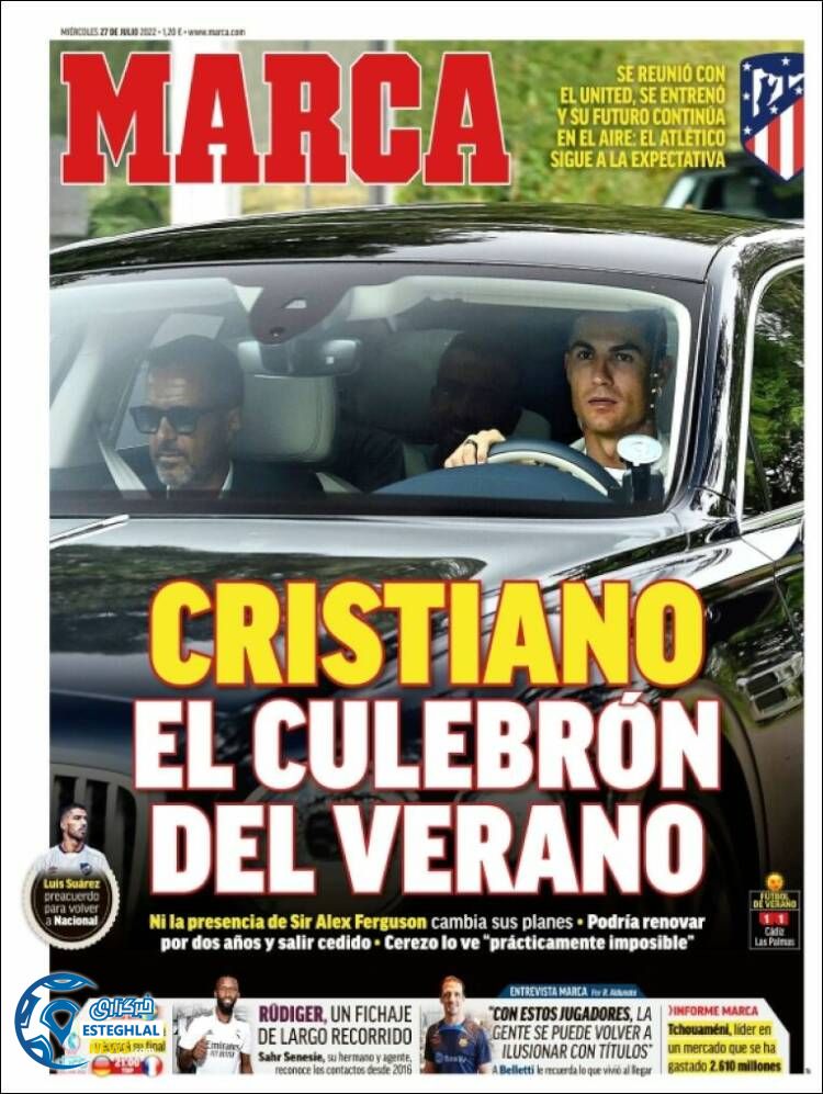 روزنامه ورزشی مارکا چهارشنبه 5 مرداد 1401 