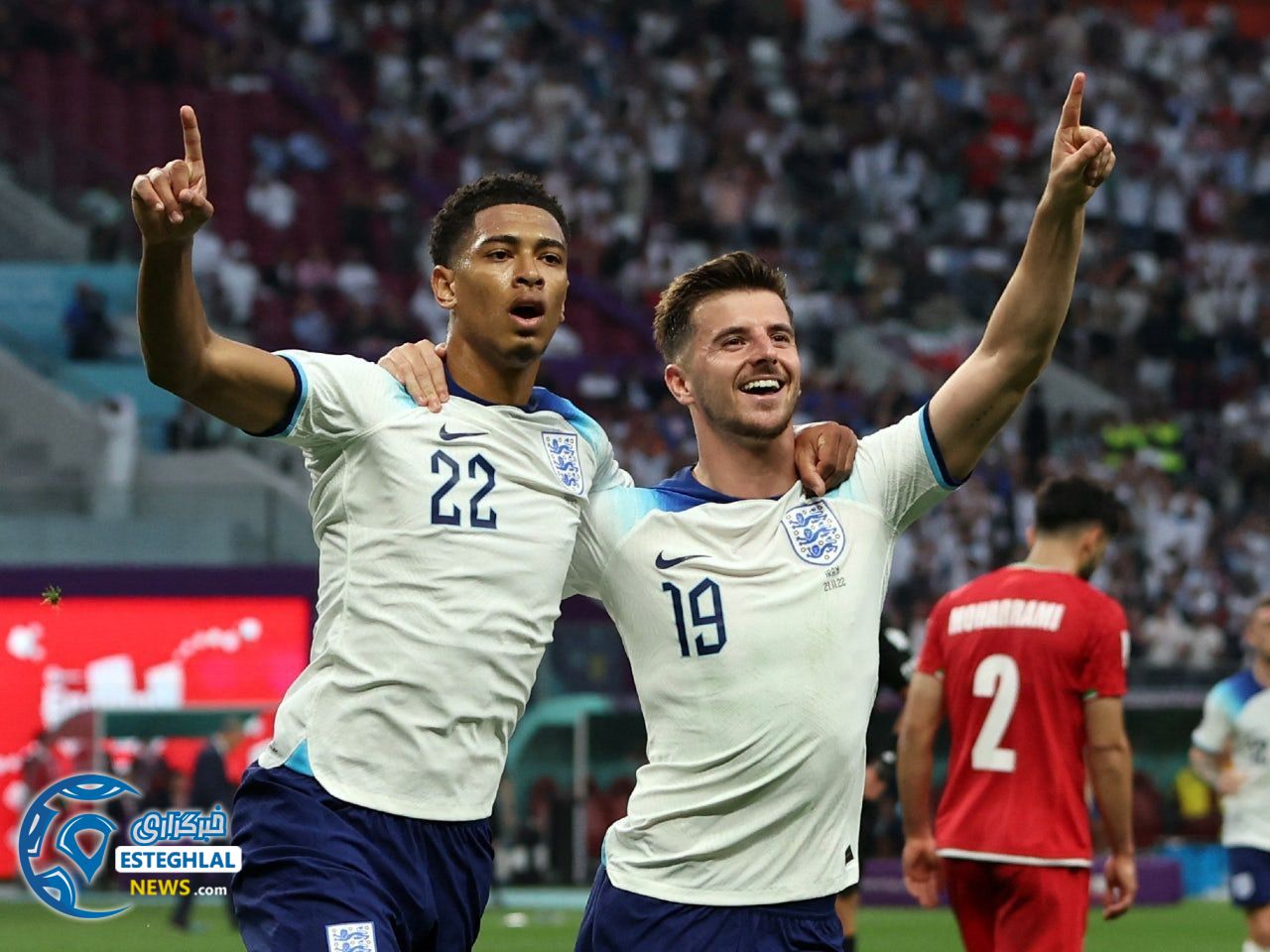 انگلیس 6-2 ایران 