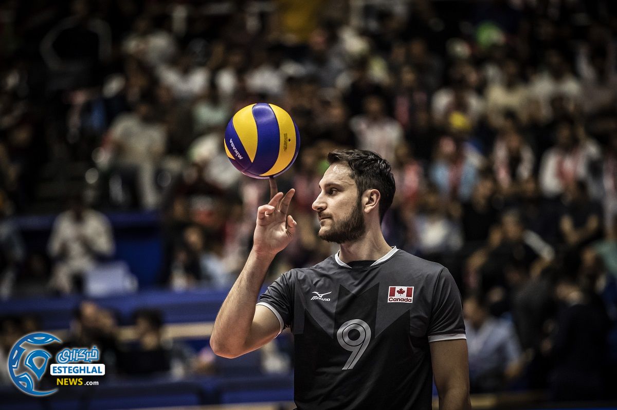 دیدار تیمهای ملی والیبال ایران و کانادا