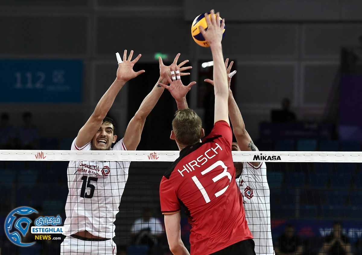 دیدار تیم ملی والیبال ایران و آلمان