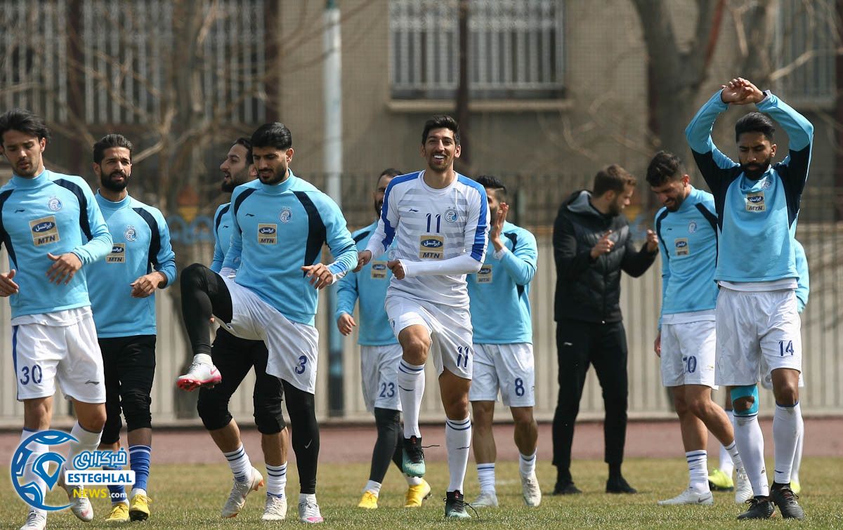 تمرین استقلال 19 اسفند ماه 97