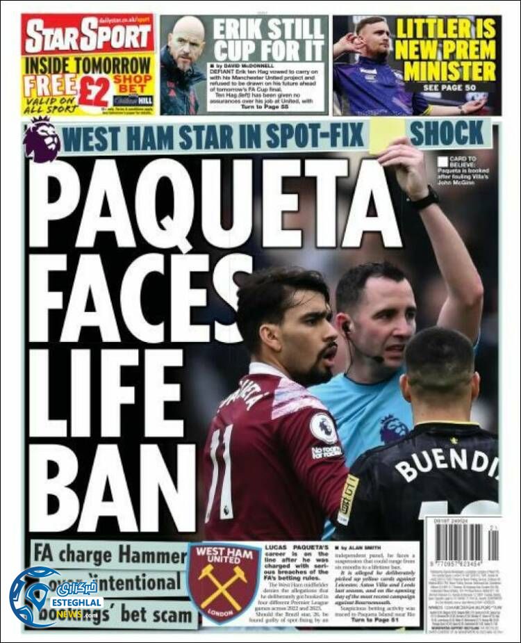 روزنامه ورزشی استار اسپورت جمعه 4 خرداد 1403 