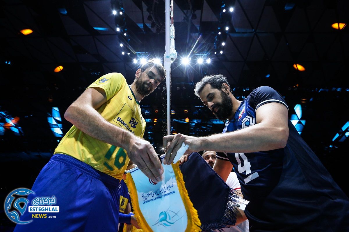 دیدار تیم ملی والیبال برزیل و ایران