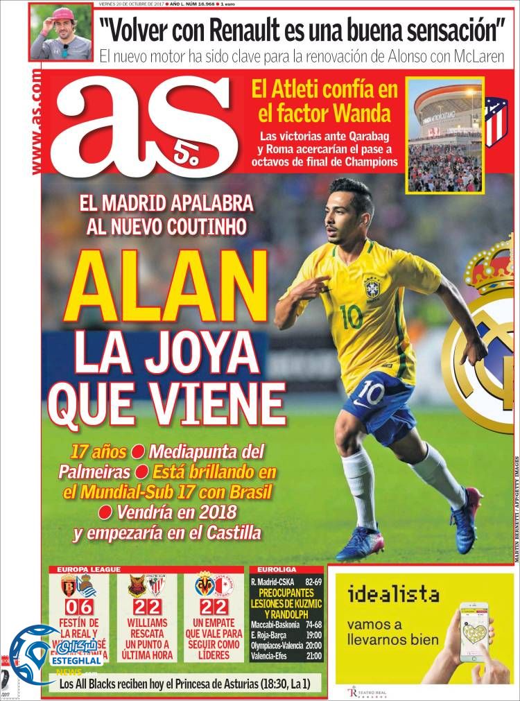 روزنامه آاس جمعه 28 مهر 1396   