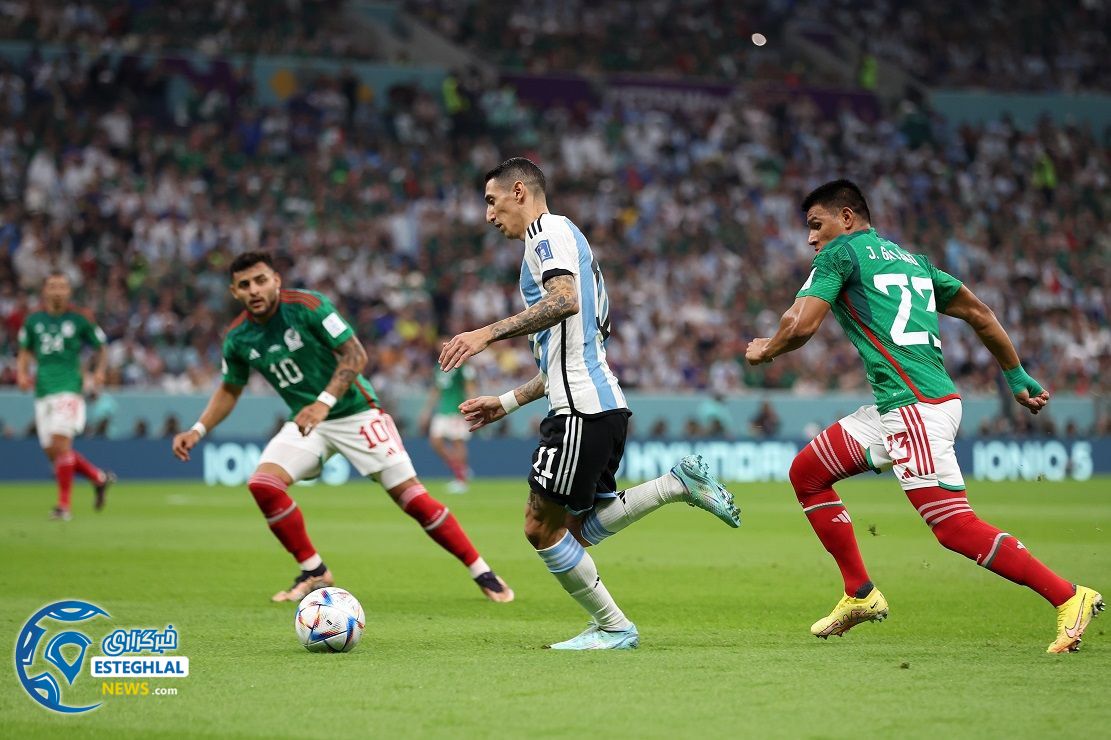 آرژانتین 2-0 مکزیک