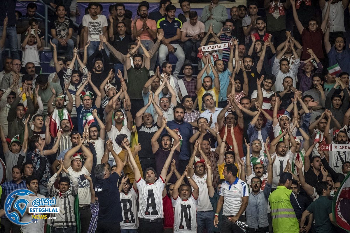 دیدار تیم های ملی والیبال ایران و پرتغال