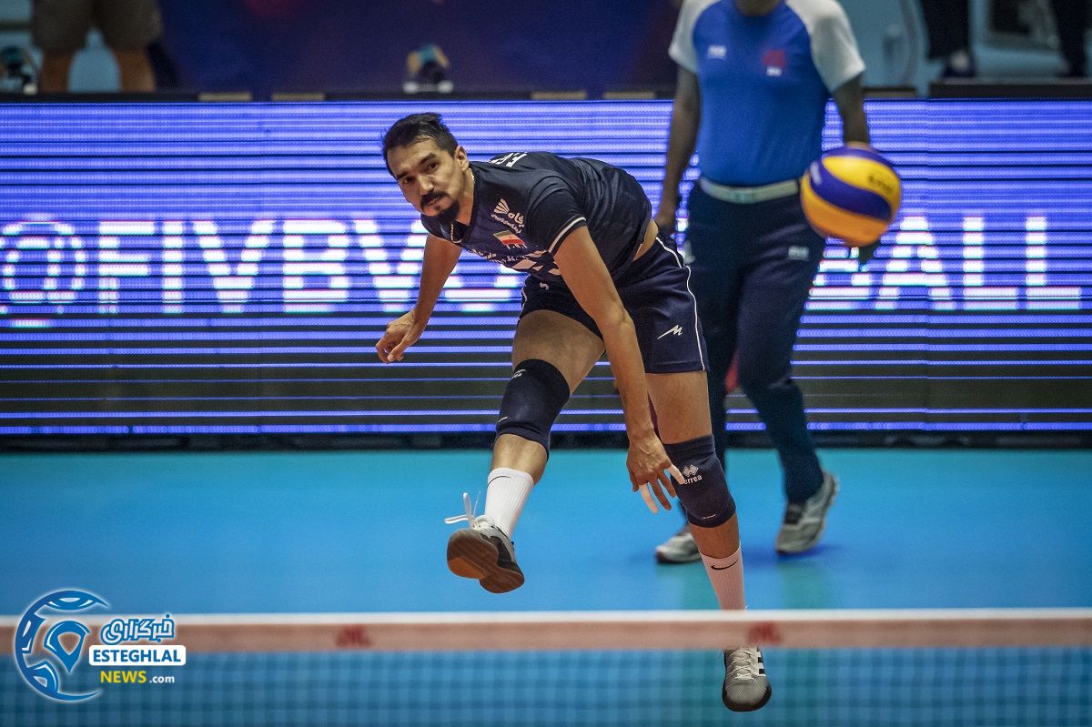 دیدار تیم های ملی والیبال ایران و فرانسه