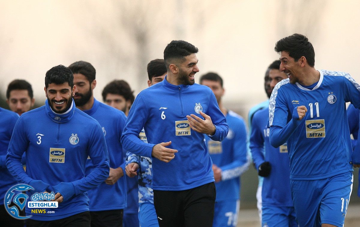 تمرین استقلال 11 بهمن  ماه 97