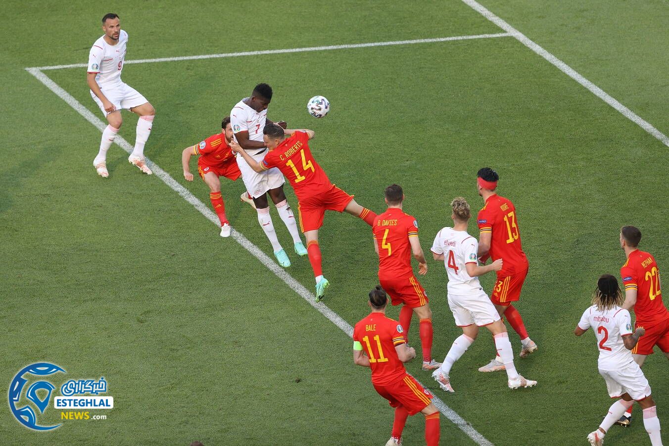 ولز 1-1 سوئیس