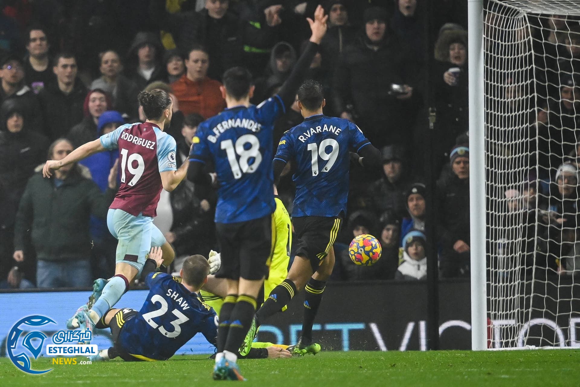 برنلی 1-1 منچستریونایتد