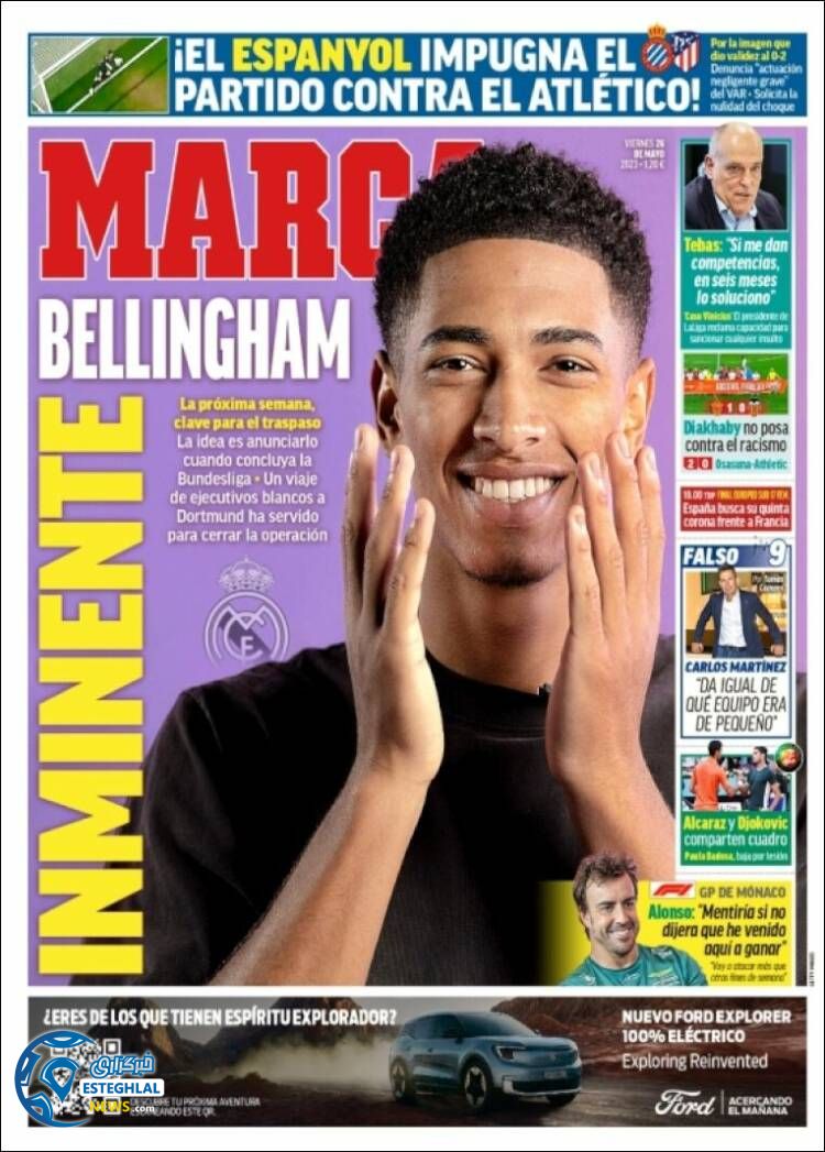 روزنامه ورزشی مارکا جمعه 5 خرداد 1402 