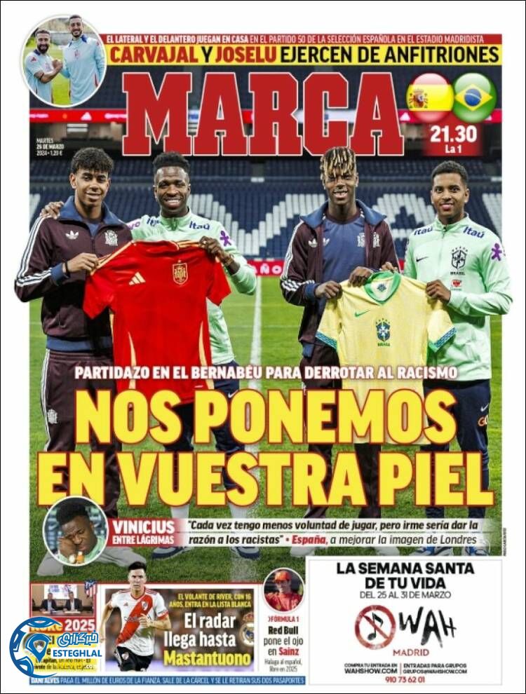 روزنامه ورزشی مارکا سه شنبه 7 فروردین 1403 