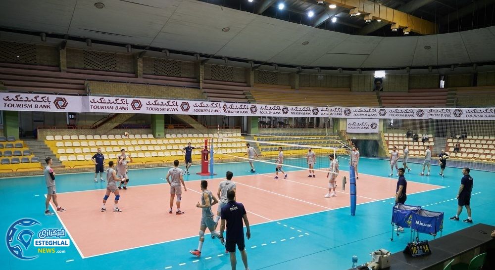 تمرین تیم ملی والیبال