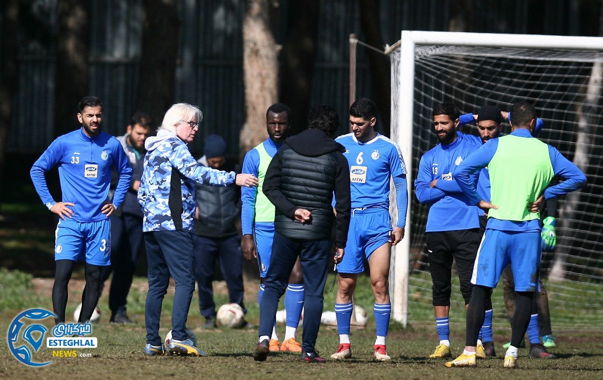 تمرین استقلال 23 بهمن  ماه 97