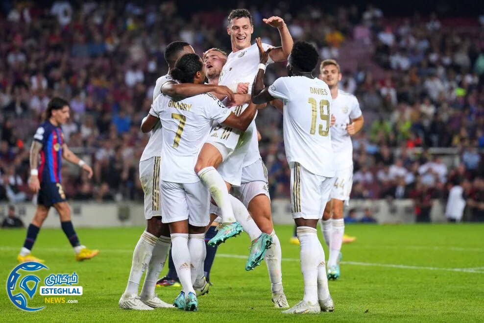 بارسلونا 0-3 بایرن مونیخ  