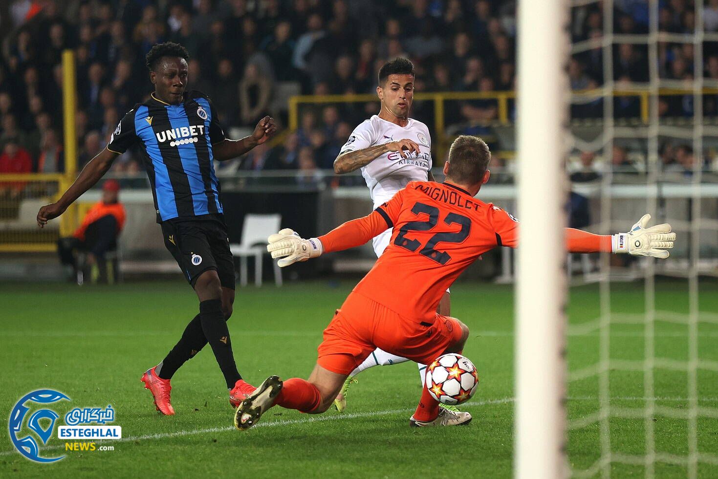 کلوب بروژ 1-5 منچسترسیتی