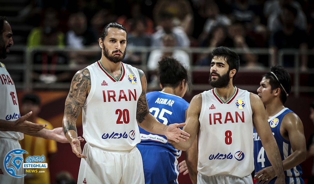 دیدار تیم ملی بسکتبال ایران و فیلیپین