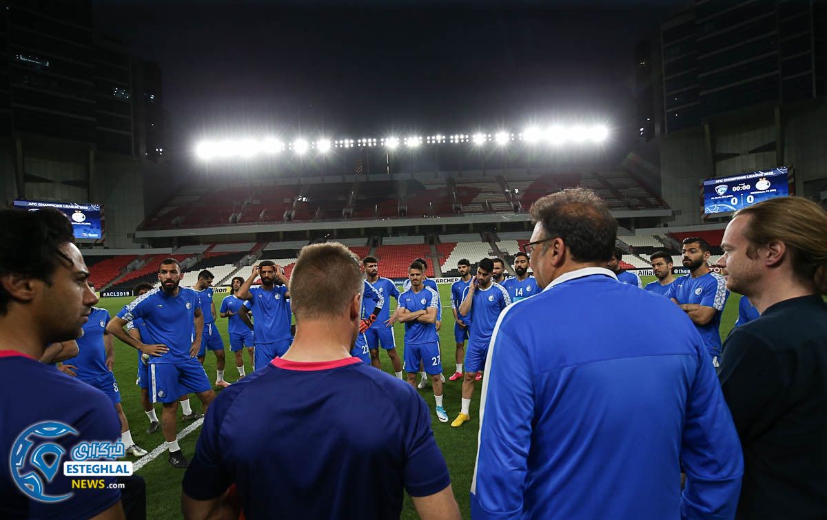 تمرین استقلال 2 اردیبهشت 98